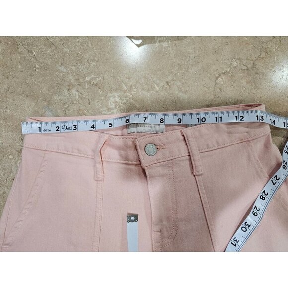 NWT Women's Lucky Brand Lolita Skinny Ankle Pants Jeans Pink Ankle Zip Size 4/27 - Picture 4 of 8